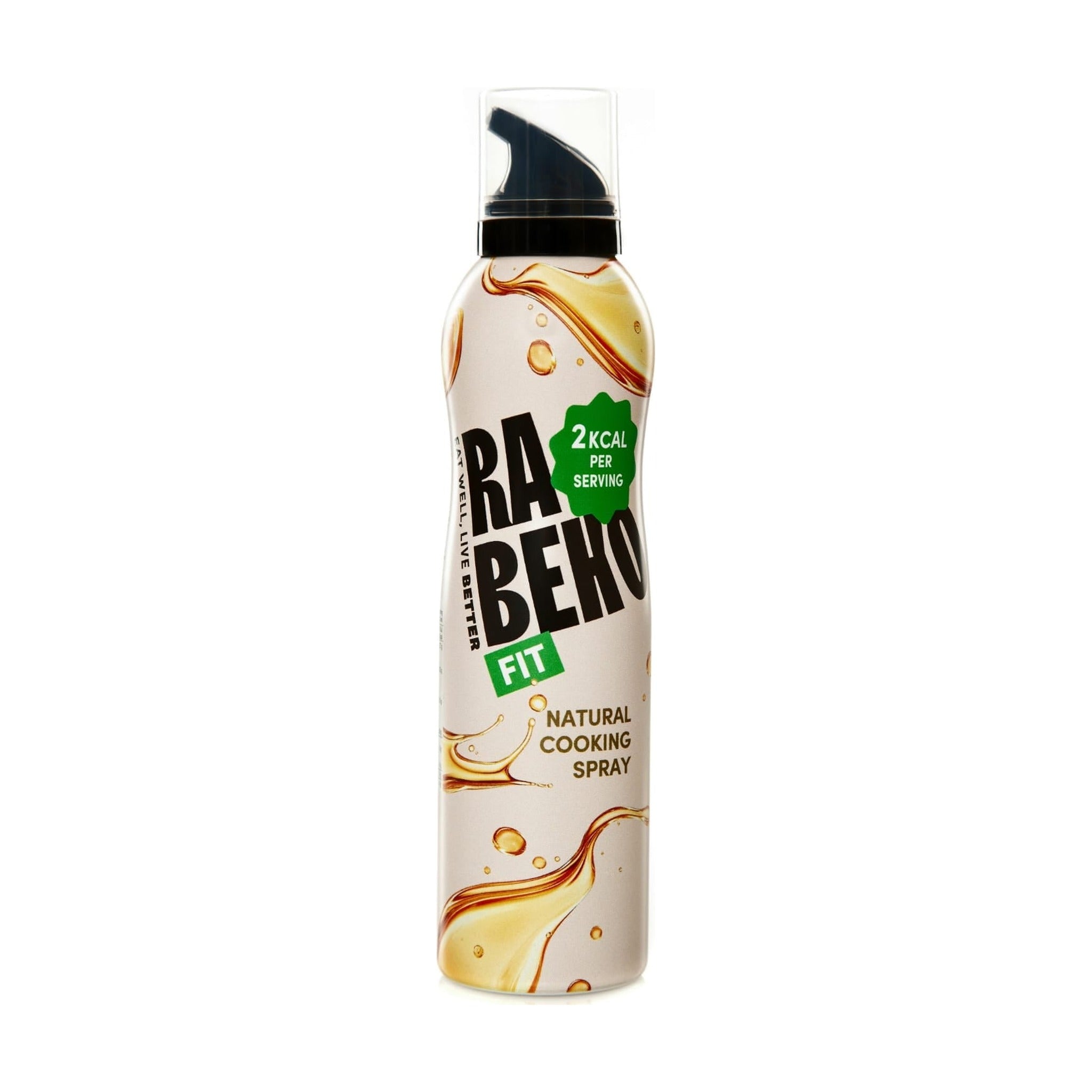 Cooking Spray Naturel van Rabeko, neutrale bakspray van 200 ml met 2 kcal per spray
